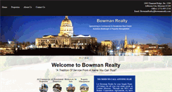 Desktop Screenshot of bowmanrealty.com